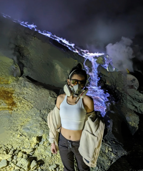 不少遊客會在伊真火山上打卡。(互聯網)