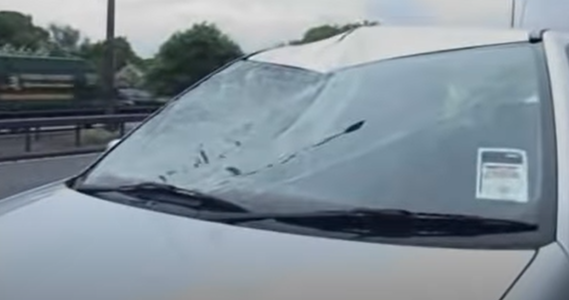 當日姊妹二人輪流衝出高速公路。(互聯網)