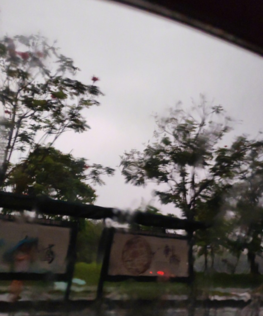 廣東暴雨|深圳全市進入暴雨防御狀態。(央視微博圖片)