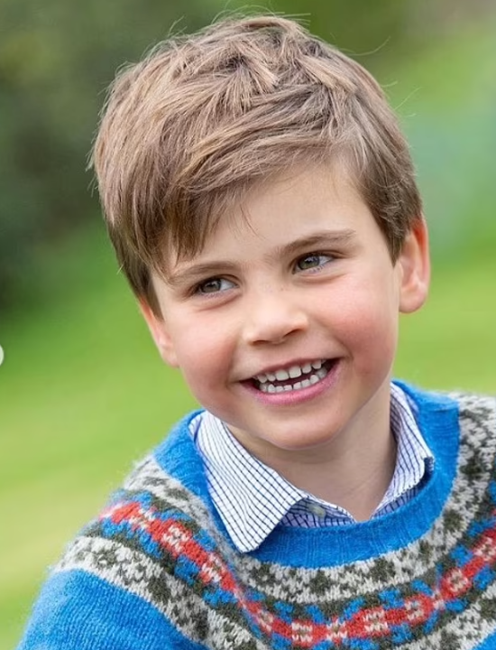 路易5歲生日照。(互聯網)