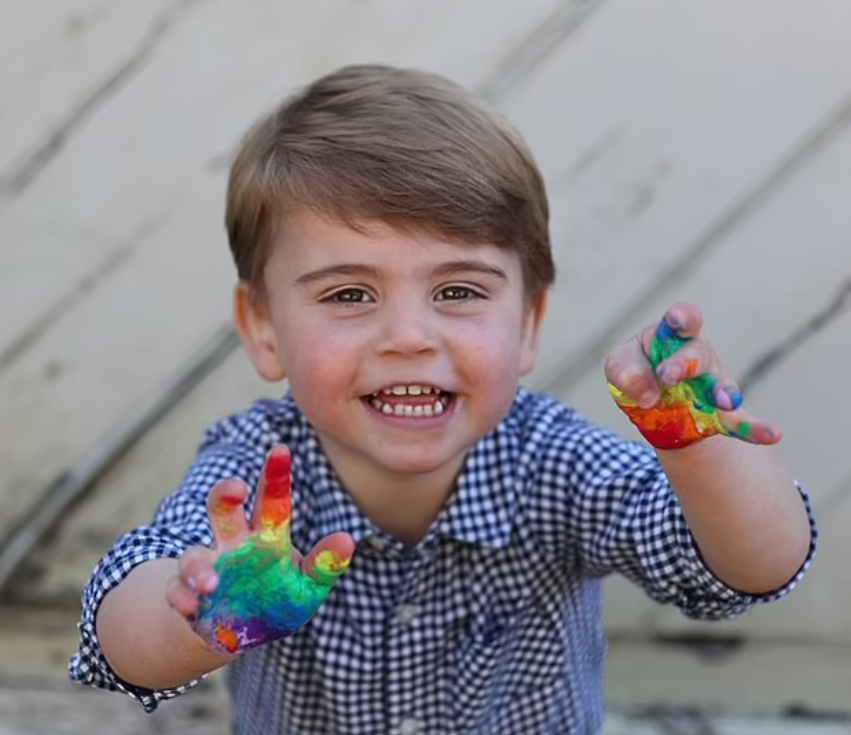 路易2歲生日照。(互聯網)