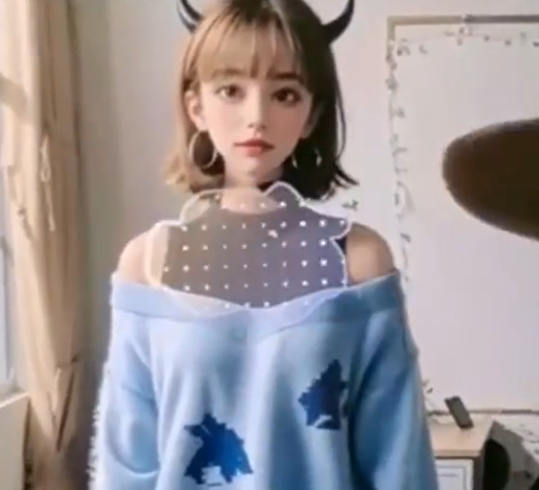 外界發現華為Pura 70系列手機「一鍵修圖」能力太強大,竟能把原本穿得密實的女性照片,「一鍵脫衣」變成身材性感凸出,被批評色情低俗。(微博影片截圖)