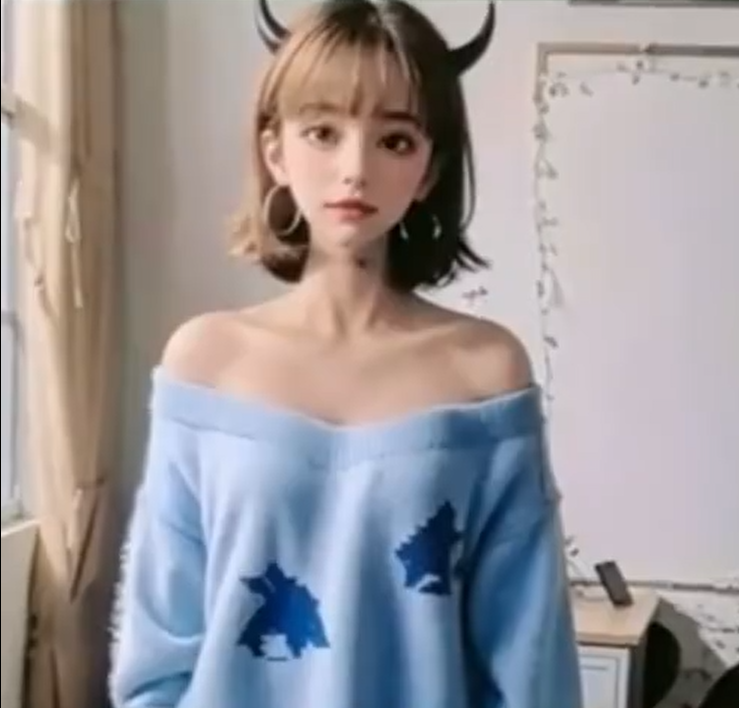 外界發現華為Pura 70系列手機「一鍵修圖」能力太強大,竟能把原本穿得密實的女性照片,「一鍵脫衣」變成身材性感凸出,被批評色情低俗。(微博影片截圖)