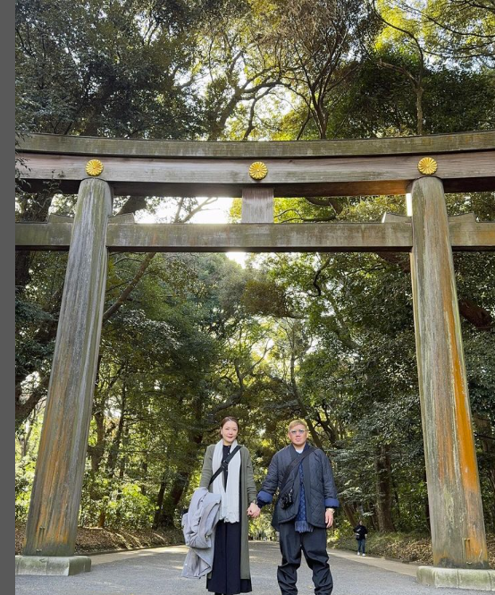 田蕊妮為《大離婚日》綵排期間,杜汶澤曾遠赴日本探班支持。