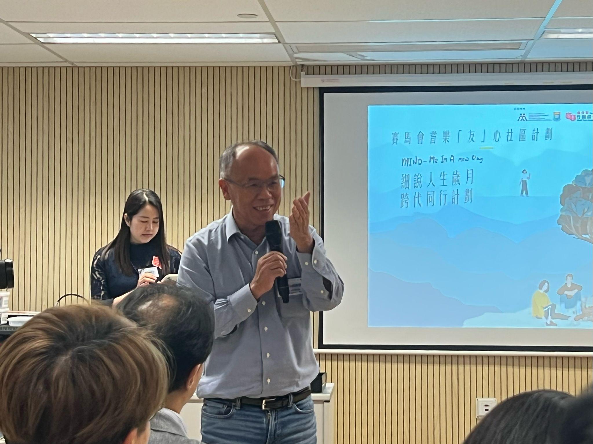 香港大學香港賽馬會防止自殺研究中心總監葉兆輝。(李景玉攝)