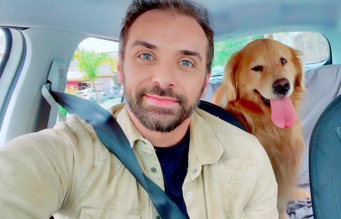 João Fantazzini與Joca。(IG)