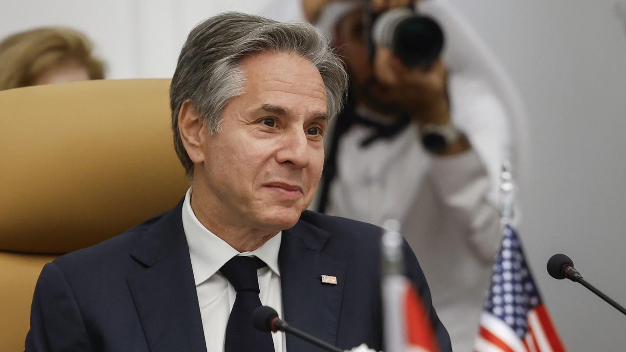 布林肯:停火唯一障礙就是哈馬斯。(AP)