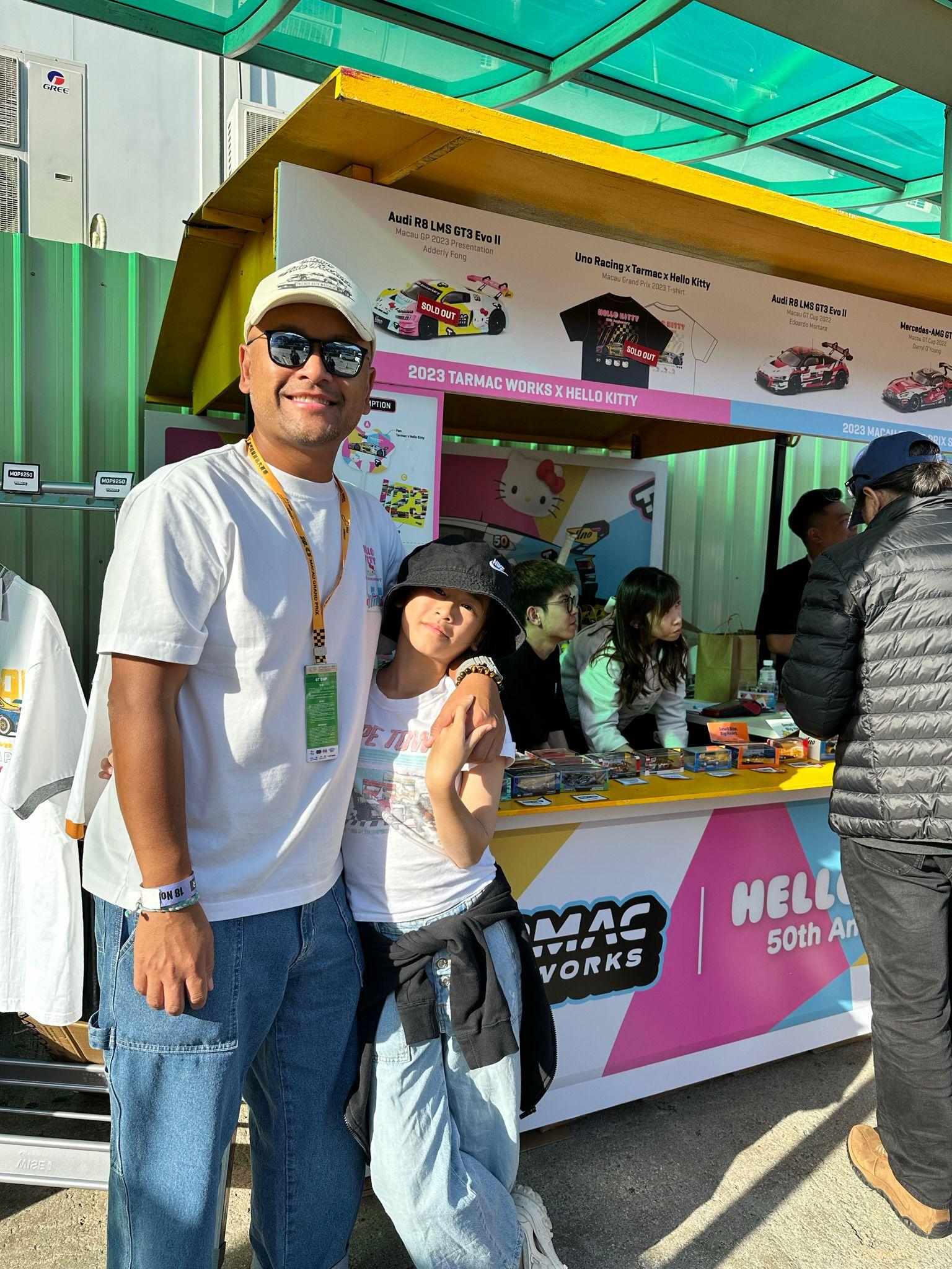 Felix舉辦有關汽車的活動,女兒都會來幫手。