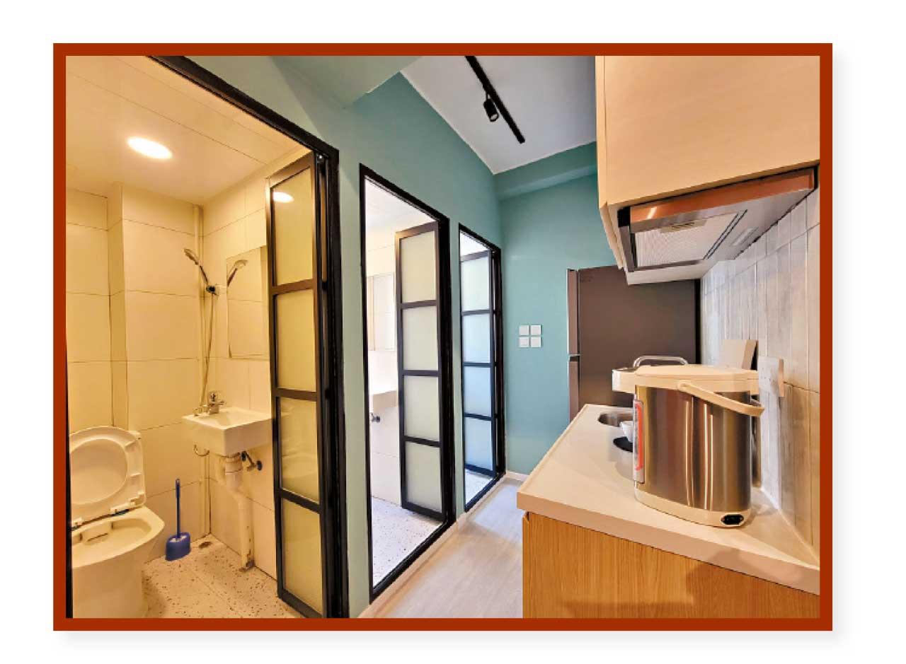 私營外勞共居空間