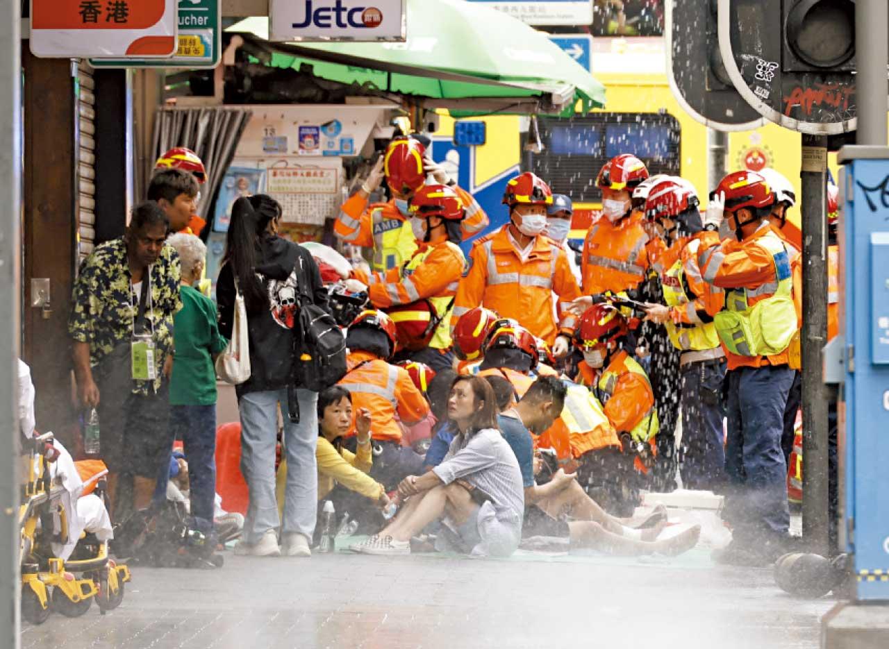 佐敦華豐大廈火警