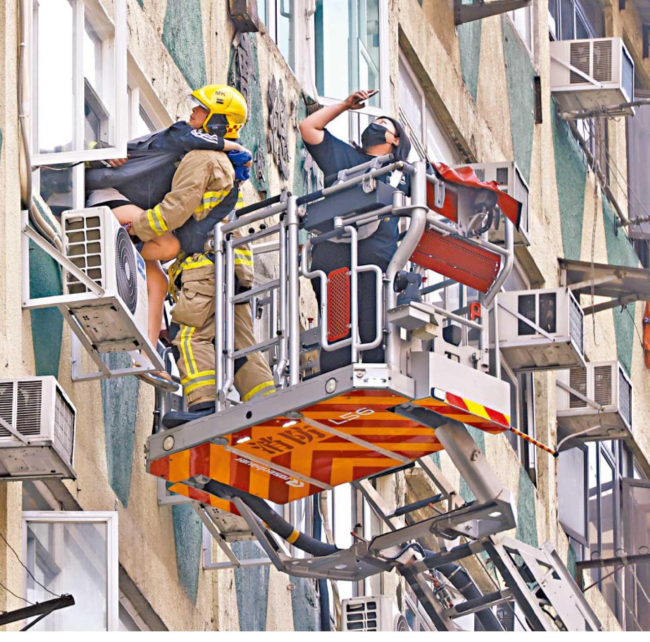 佐敦華豐大廈火警