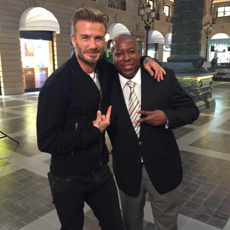 Reggie Martin早前公開與碧咸合照。