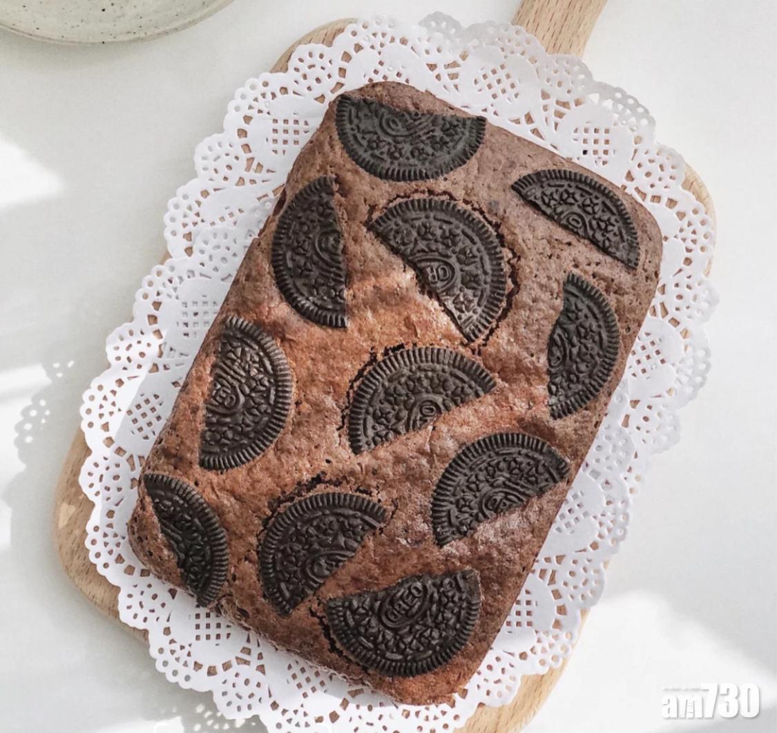 Brownie食譜丨山藥OREO Brownie有低卡路里版,看起來就是一般的OREO Brownie。