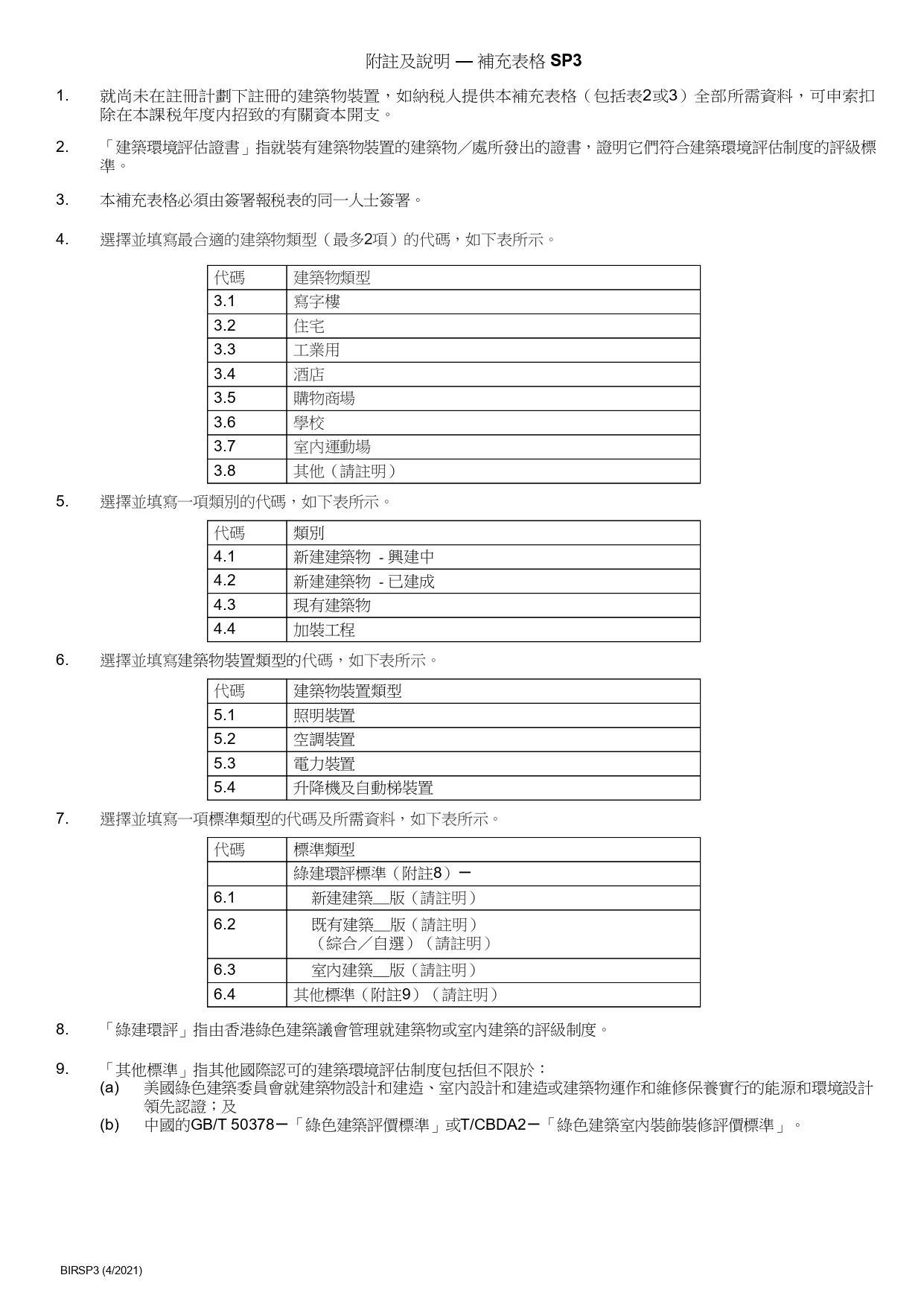 填寫個別人士報稅表(BIR60)教學。(稅務局)