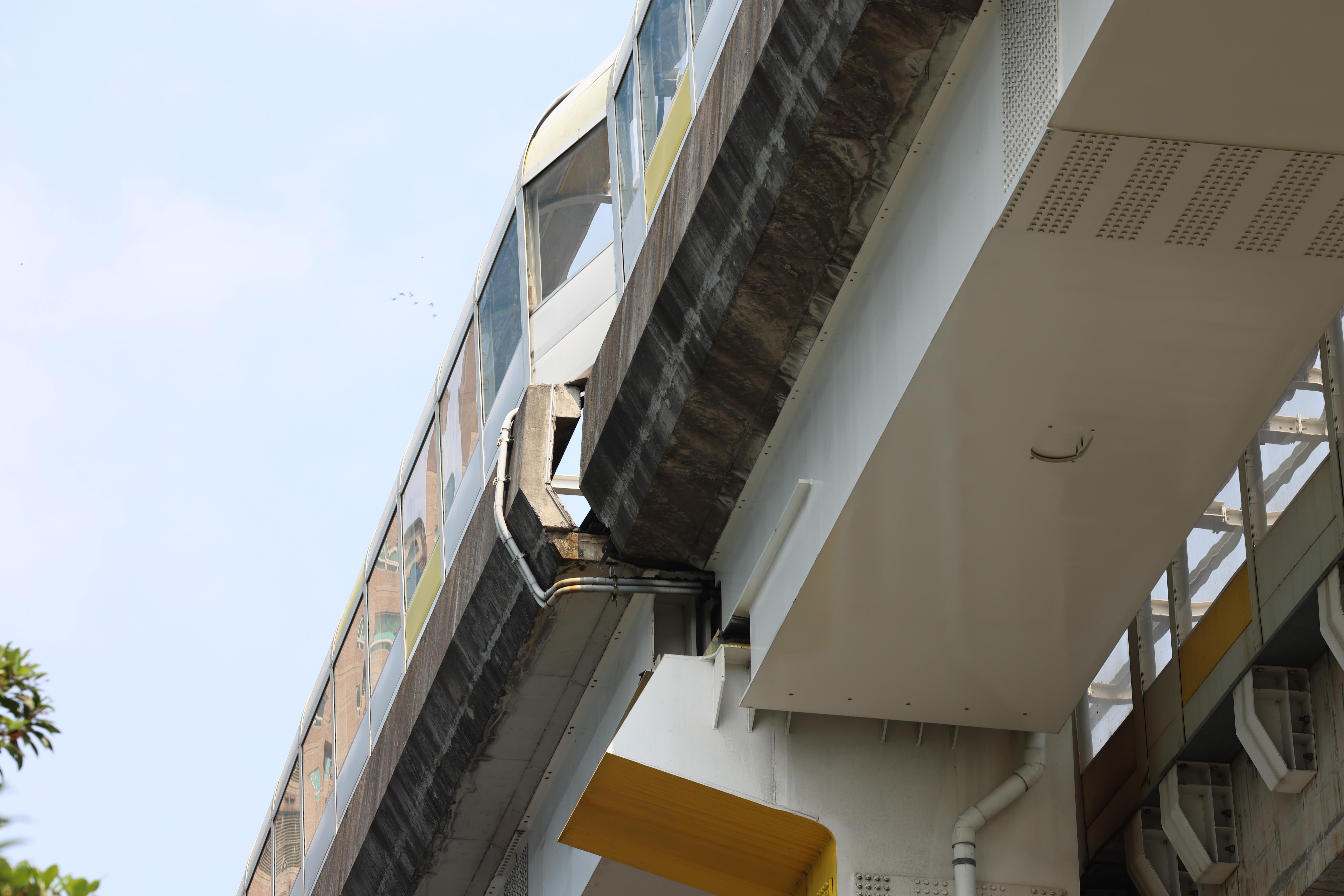 新北市捷運環狀線軌道疑似移位 (中通社)