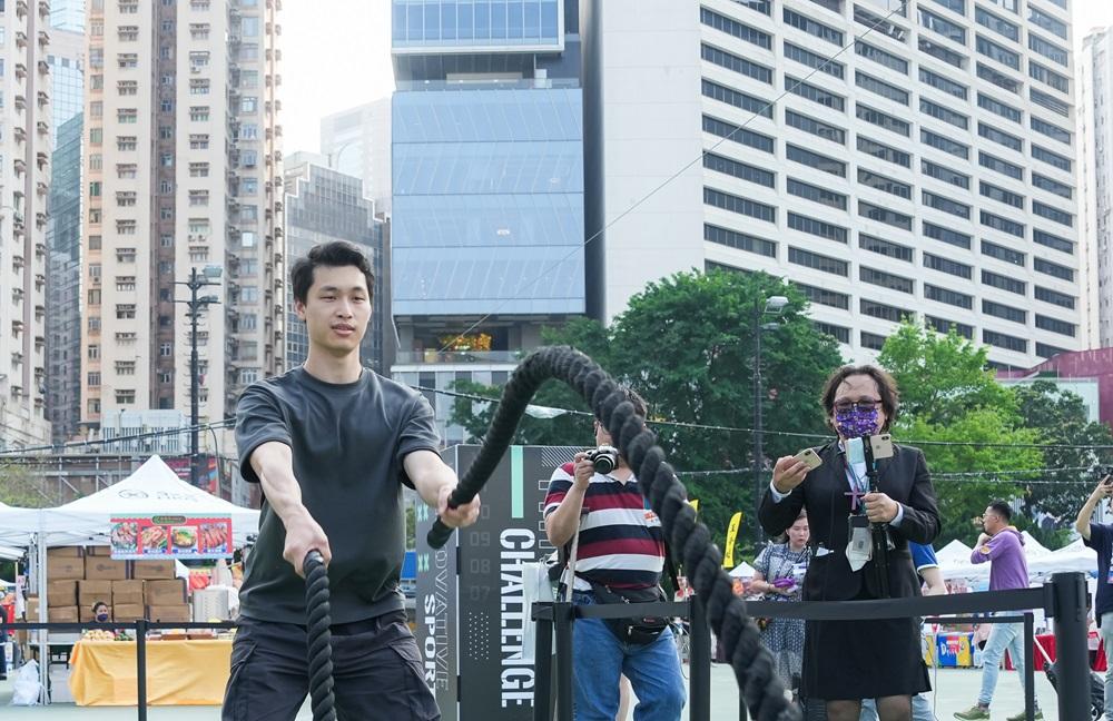 「城市運動遊戲體驗區」,讓公眾體驗不同城市運動樂趣,市民透過直接參與能更全面認識3x3籃球文化和多元城市運動。