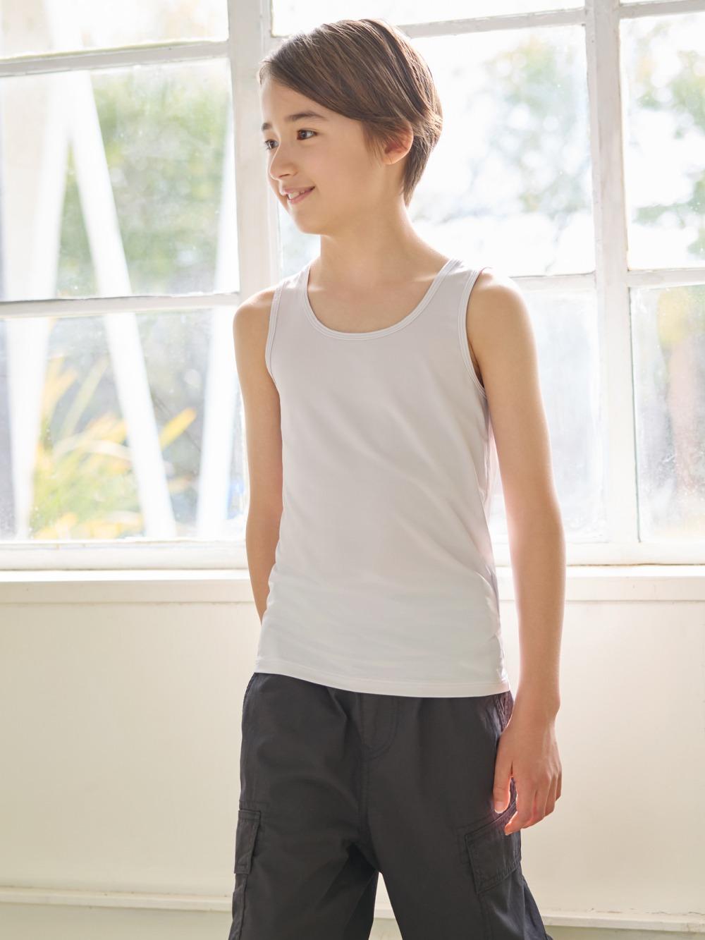 童裝 AIRism 網紋背心 $59 > $49