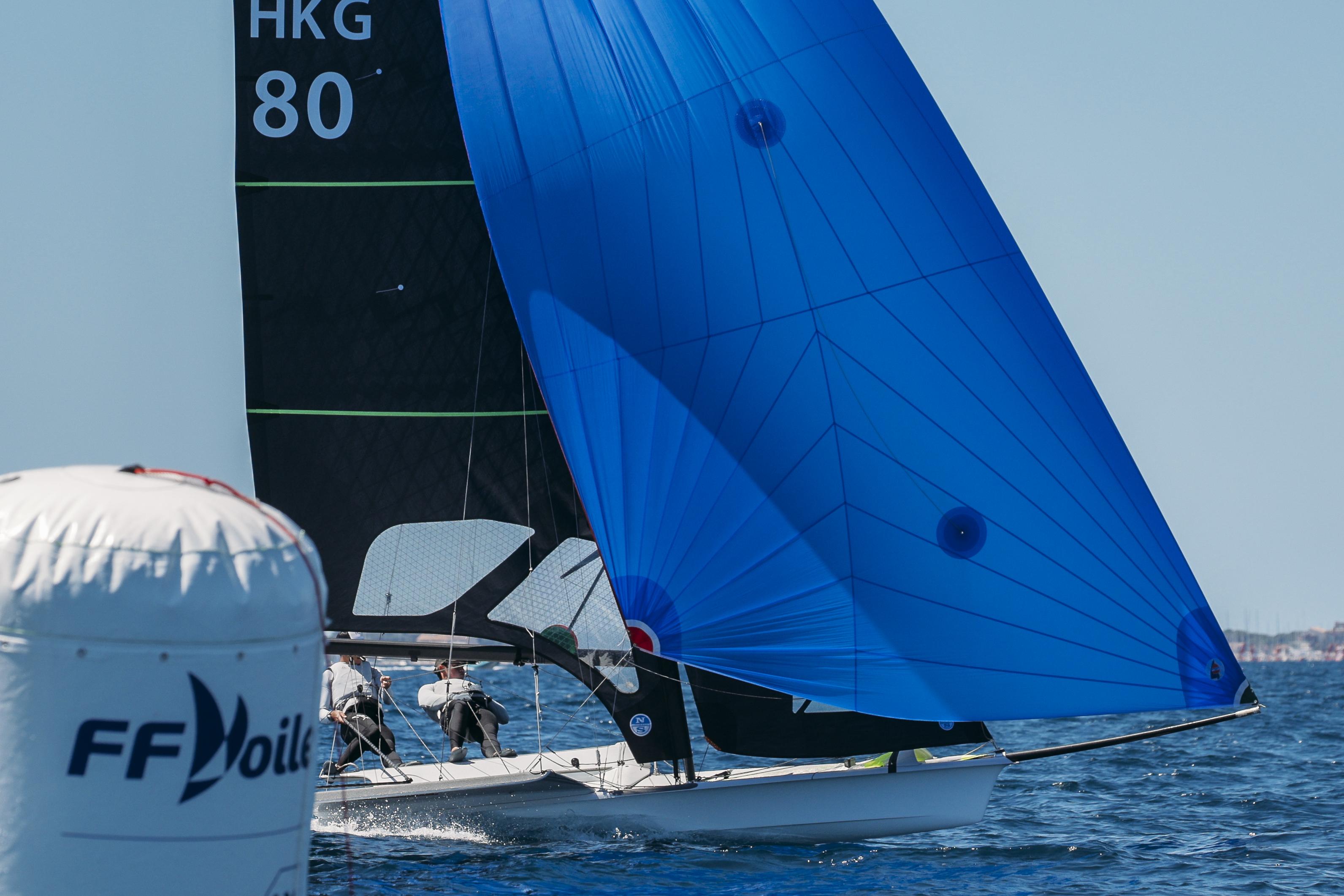 港隊在巴黎奧運帆船項目再取得入場券!圖為港隊代表Akira Sakai(阿輝)和Russell Aylsworth(祥傑)。(中國香港帆船運動總會提供)