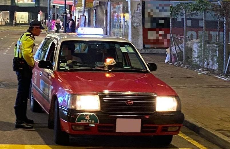 七人欖球|警方一連3日打擊的士違例 放蛇拘司機拒載及無展示咪錶