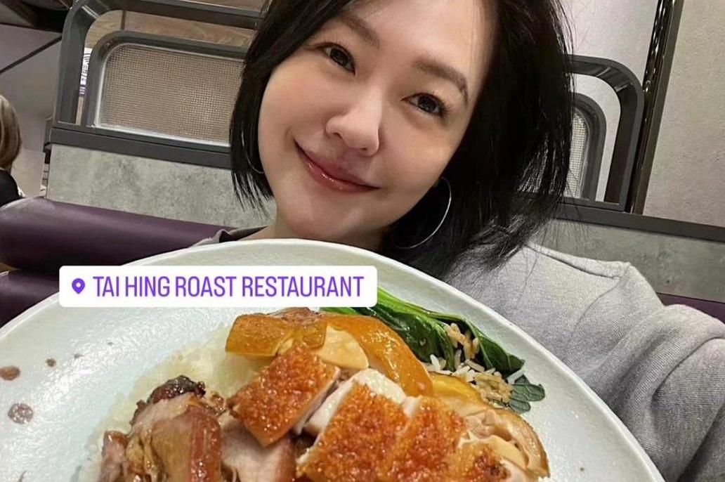 小S來港食燒味飯。