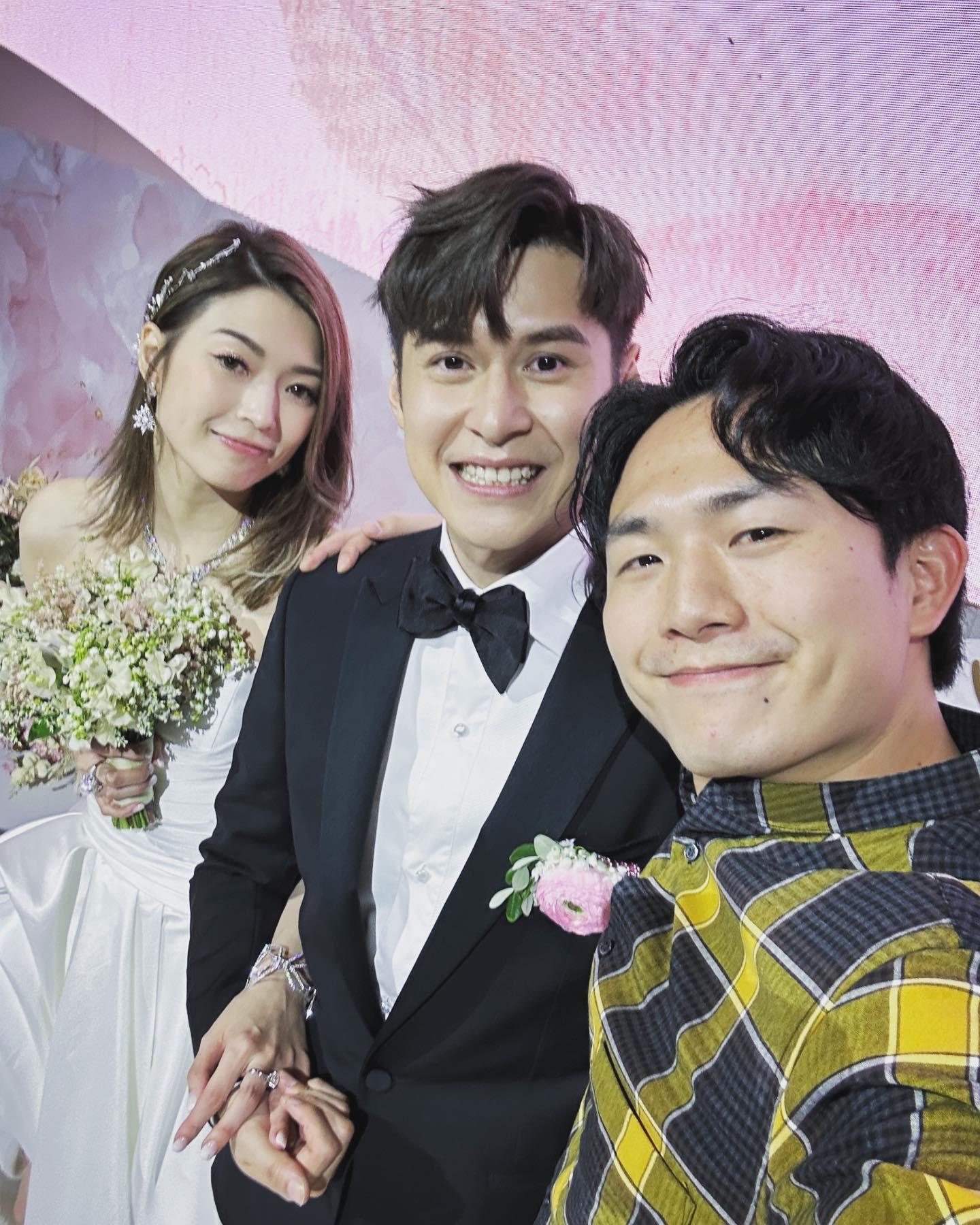 林浩文出席陳家樂及連詩雅婚禮