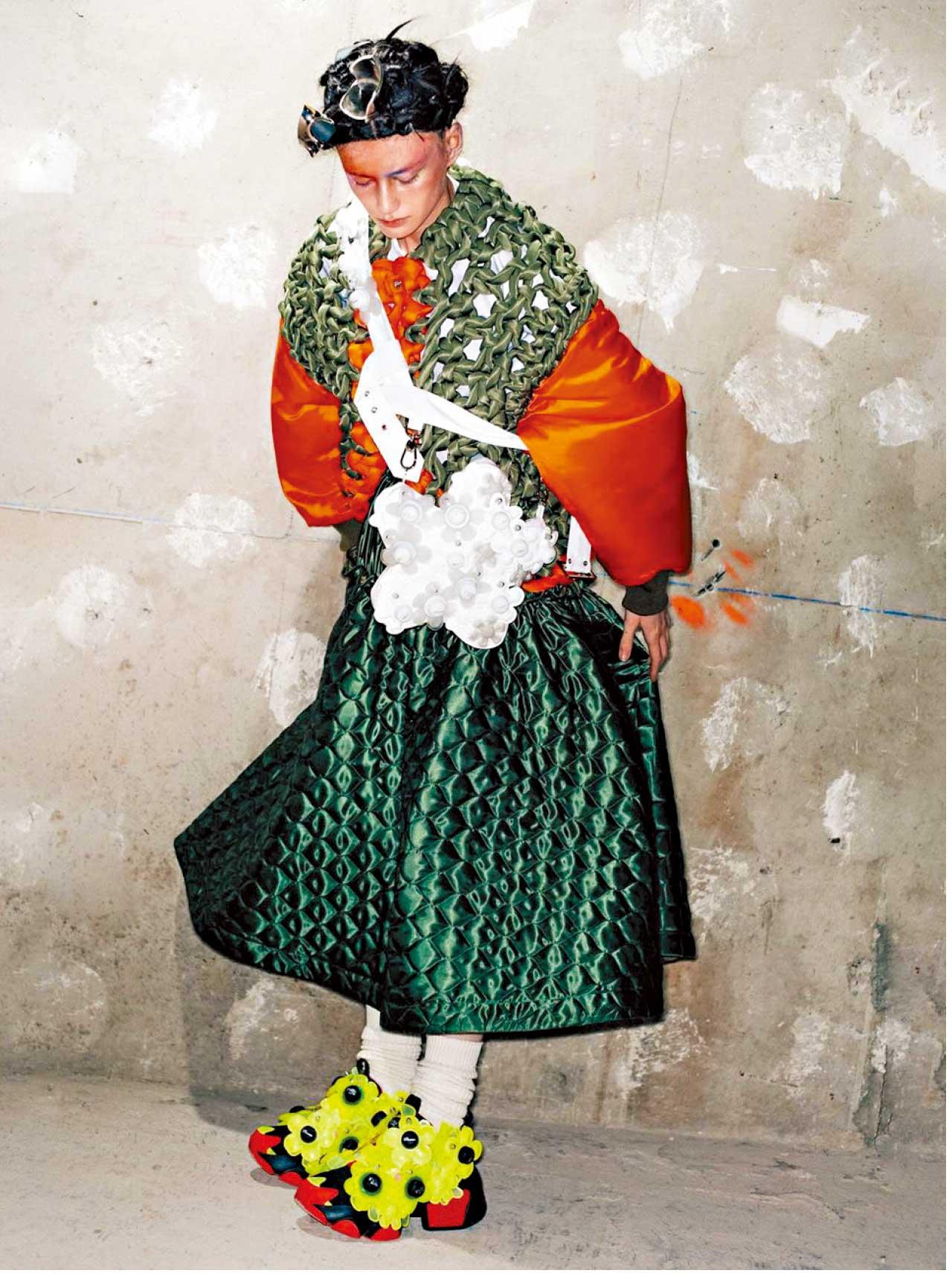 Noir Kei Ninomiya × Reebok Instapump Fury厚底高跟波鞋