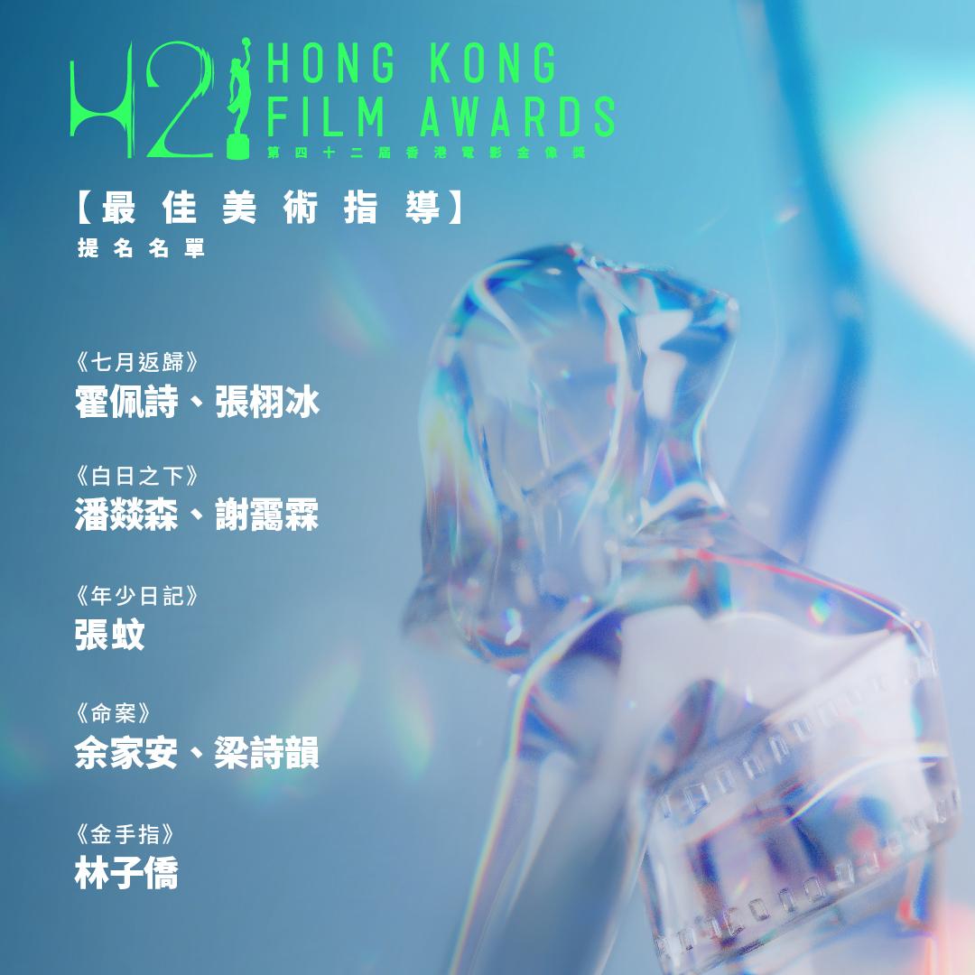 第四十二屆香港電影金像獎最佳美術指導提名。
