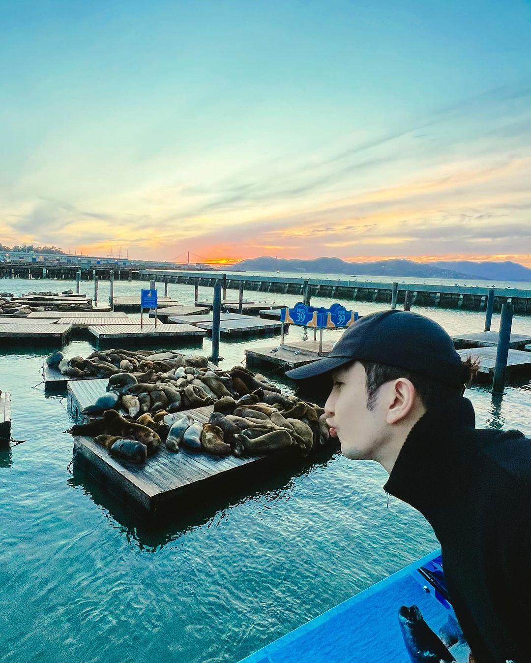 Anson Lo在IG分享在三藩市吃喝玩樂的情況。