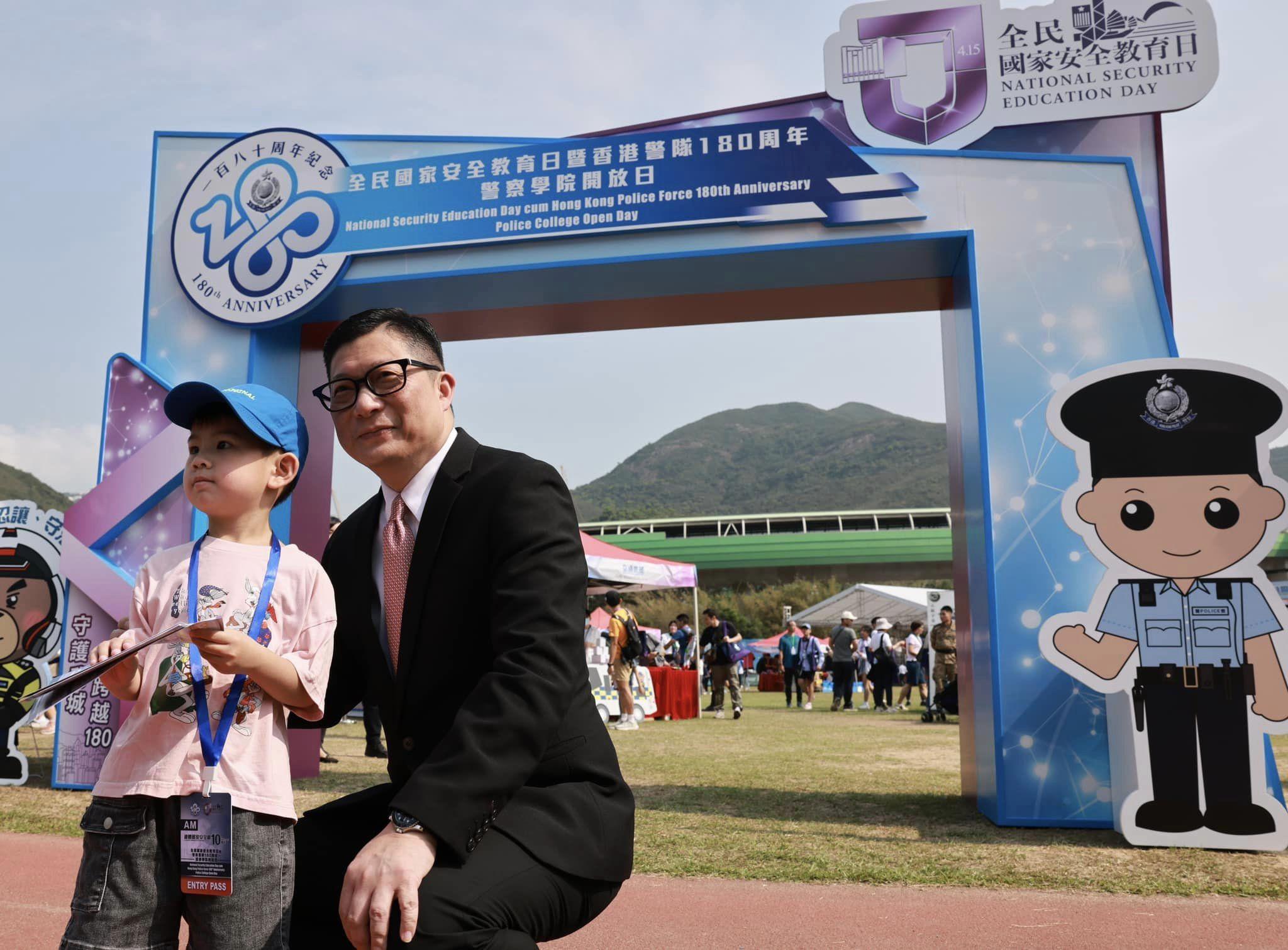 國安教育日︱多個紀律部隊及輔助隊伍辦開放日 鄧炳強:幾忙都要支持