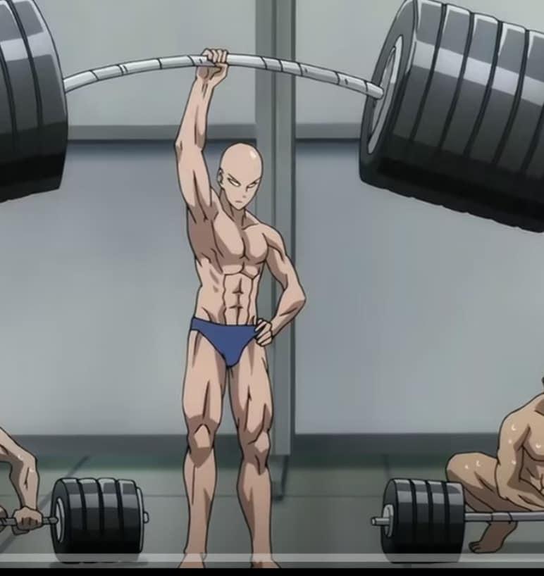 日本動畫《一拳超人》大受歡迎,金句是我禿了,我也變強了。