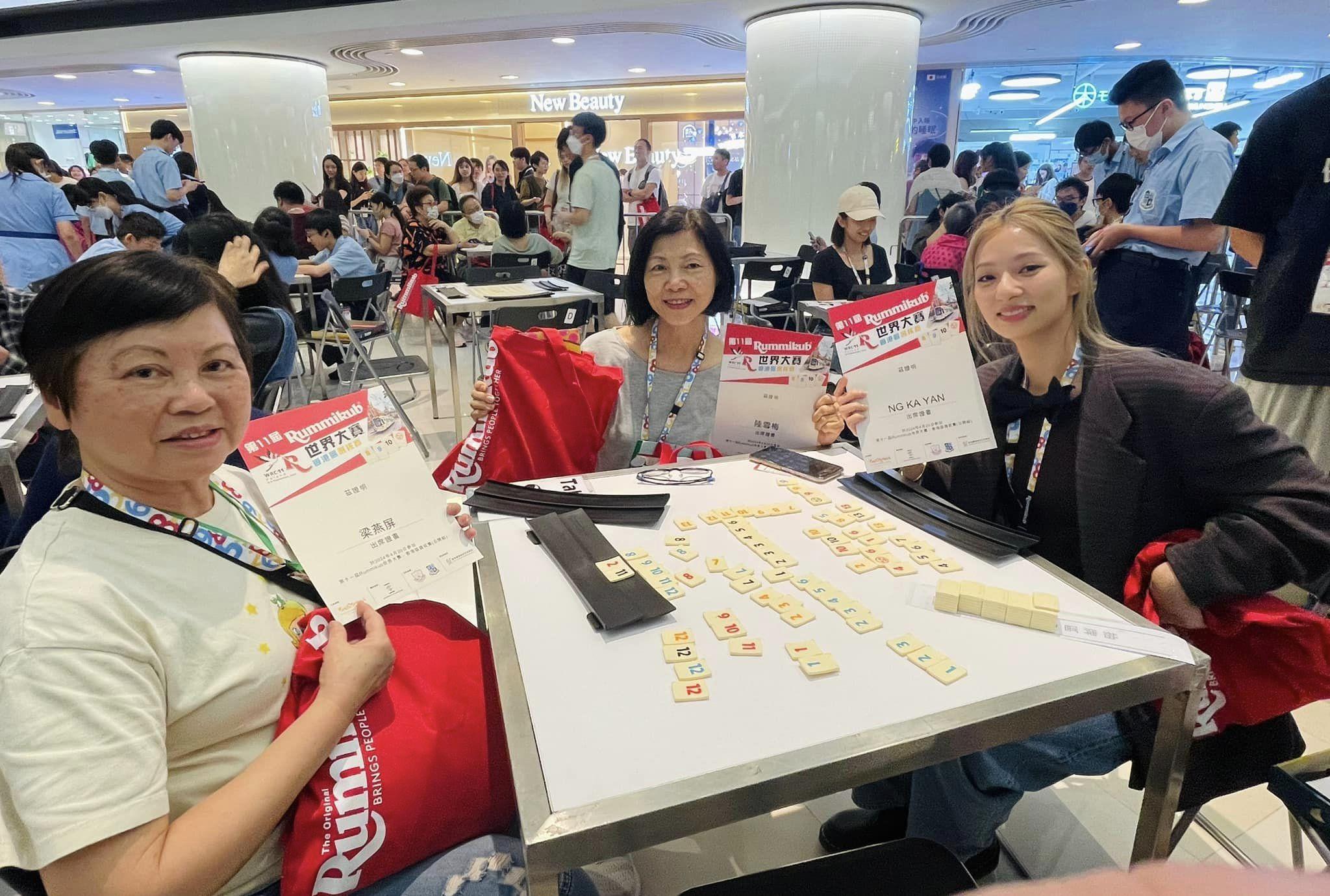 Kayan9896現身Rummikub大賽。