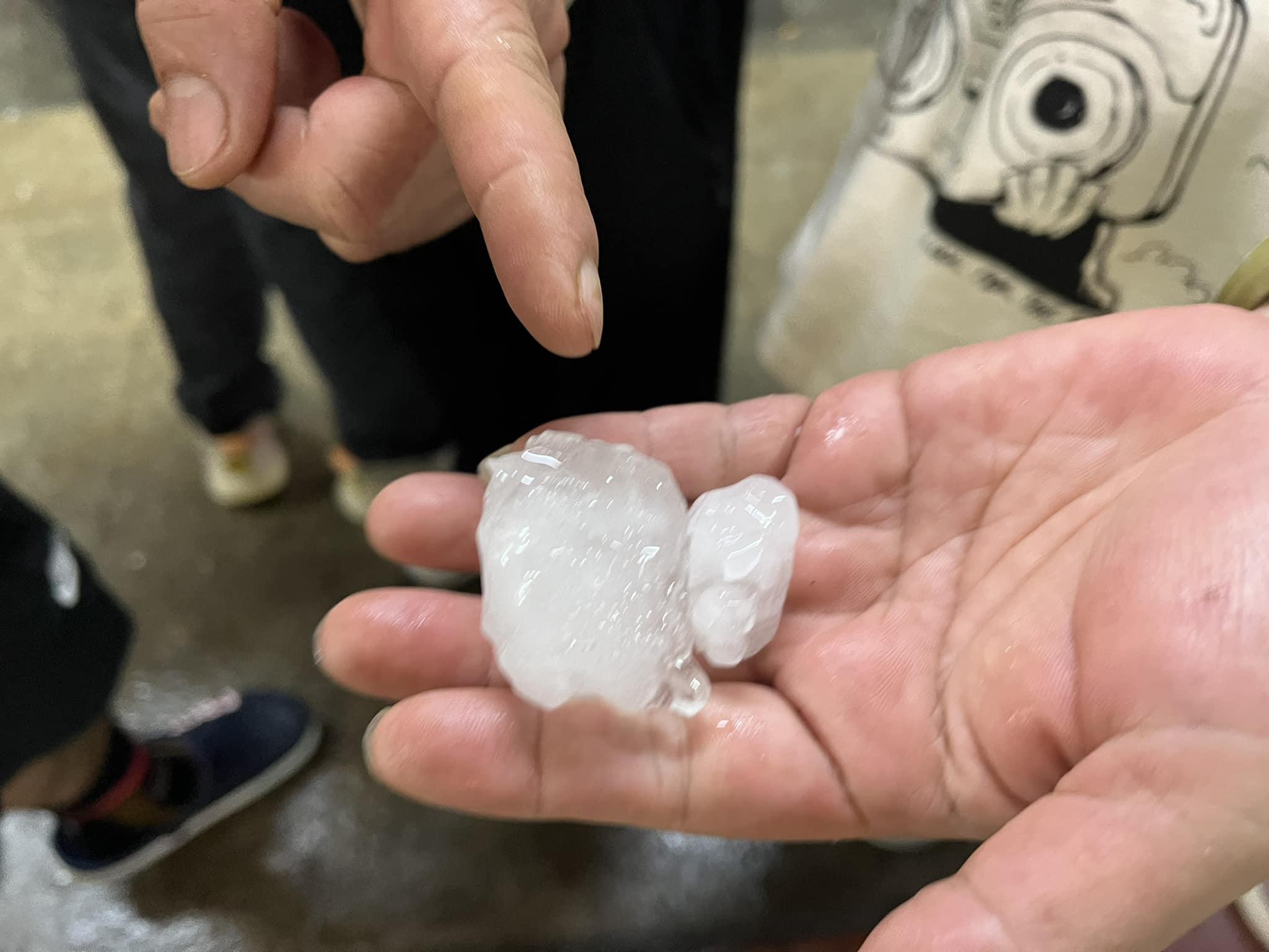 澳門落冰雹(網上圖片)