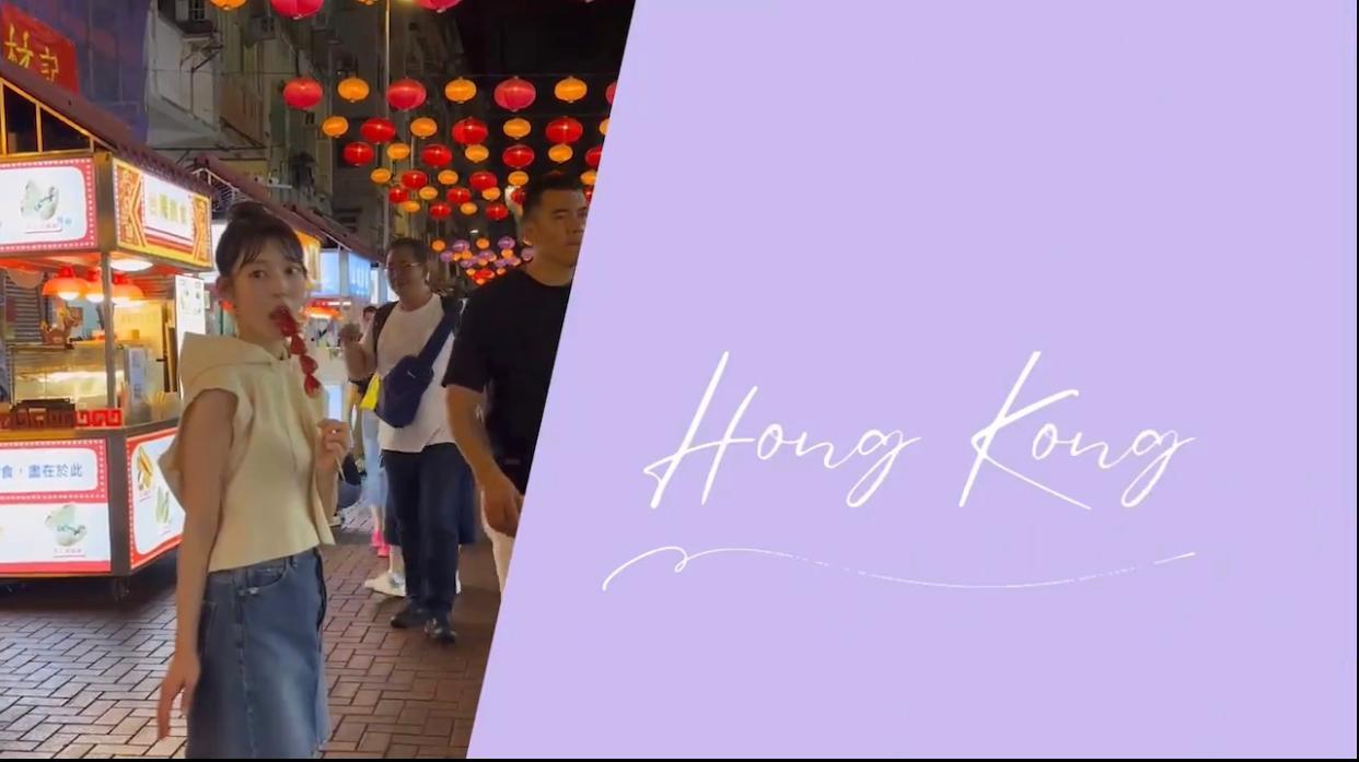 乃木坂 22歲成員阪口珠美到廟街夜市體驗香港夜繽紛。