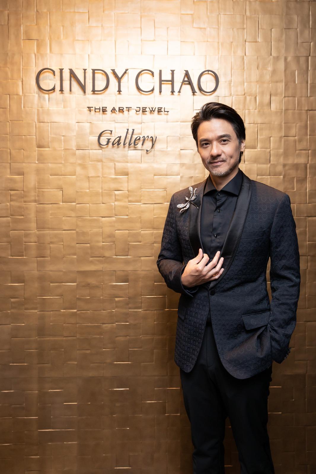 馮德倫低調現身台灣活動,撐好友CINDY CHAO的珠寶巡迴展。