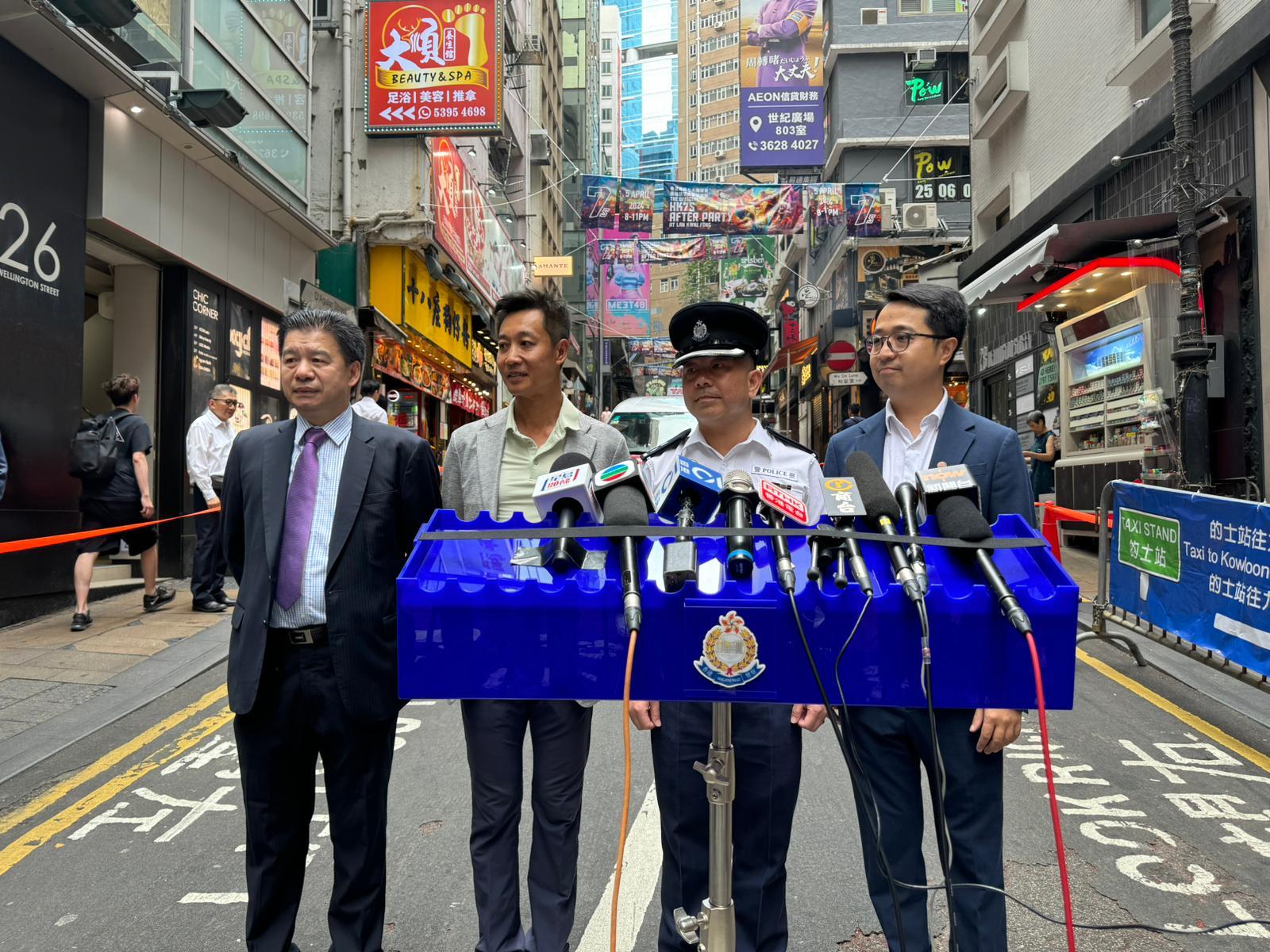 警方聯同的士業將推出「蘭桂坊的士大使計劃」 打擊濫收車費及拒載等