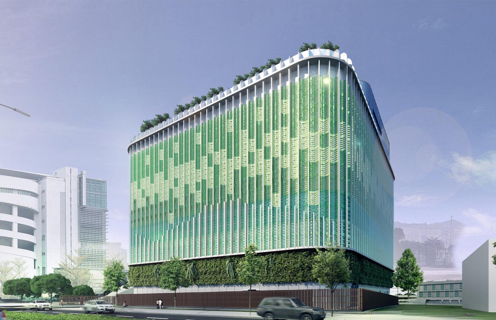 使用由機電工程署啟德區域供冷系統所供應的冷凍水作空調之用,與傳統氣冷式空調 系統和使用獨立冷卻塔的水冷式空調系統相比,有更高的能源效益,並能有效節省能源。