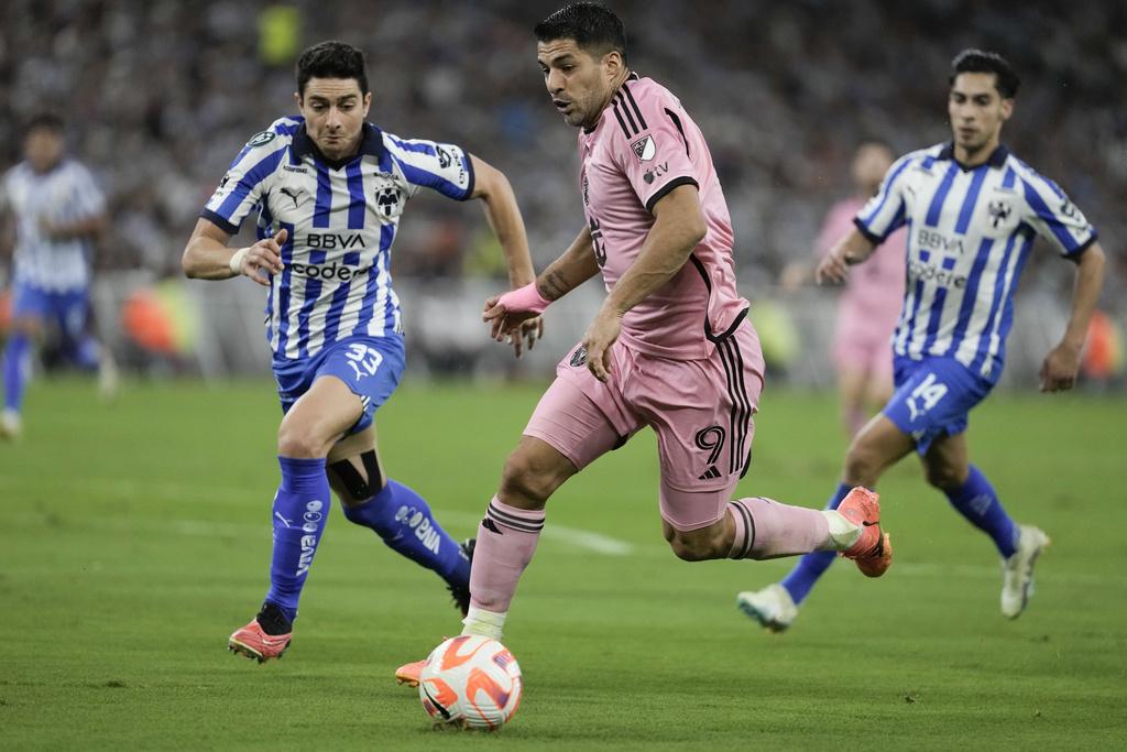 國際邁亞密在北美冠軍賽八強不敵蒙特雷出局。(美聯社)