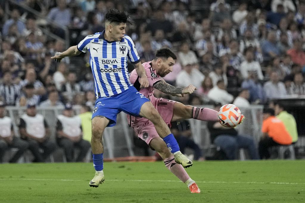 國際邁亞密在北美冠軍賽八強不敵蒙特雷出局。(美聯社)