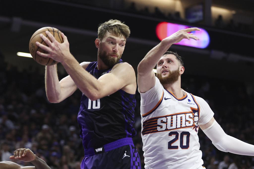 太陽以108:107險勝帝王。(美聯社)