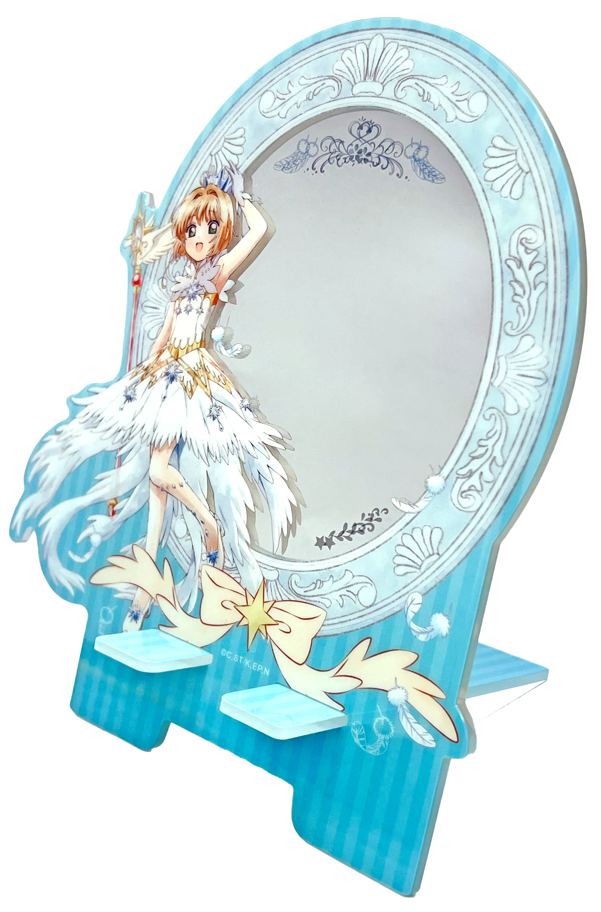 百變小櫻亞加力電話座連鏡子(2 款)($129/件)