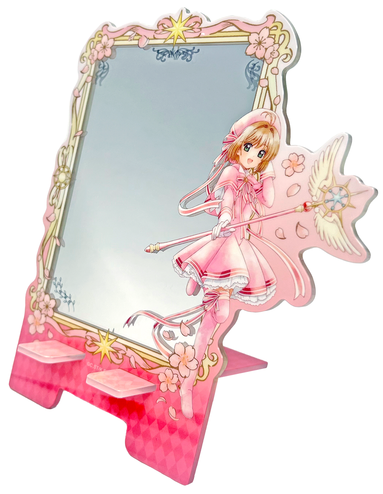 百變小櫻亞加力電話座連鏡子(2 款)($129/件)