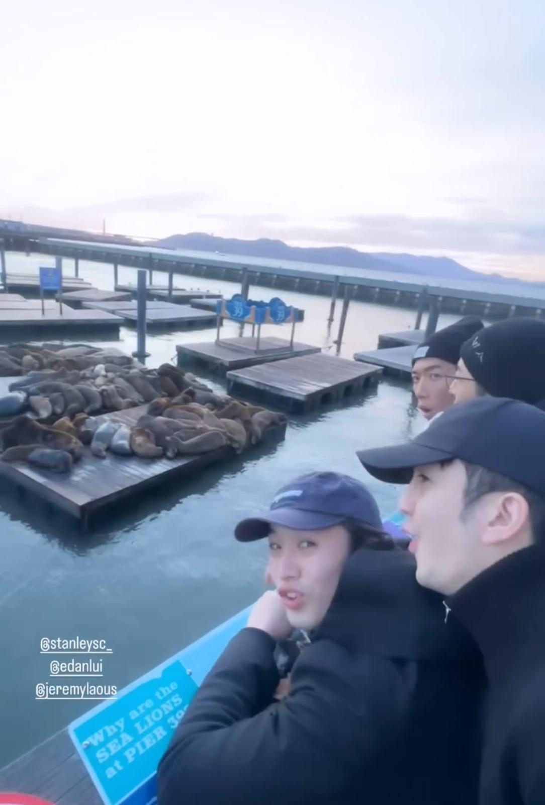 Anson Lo享受在外地放下偶包,自由自在的生活。