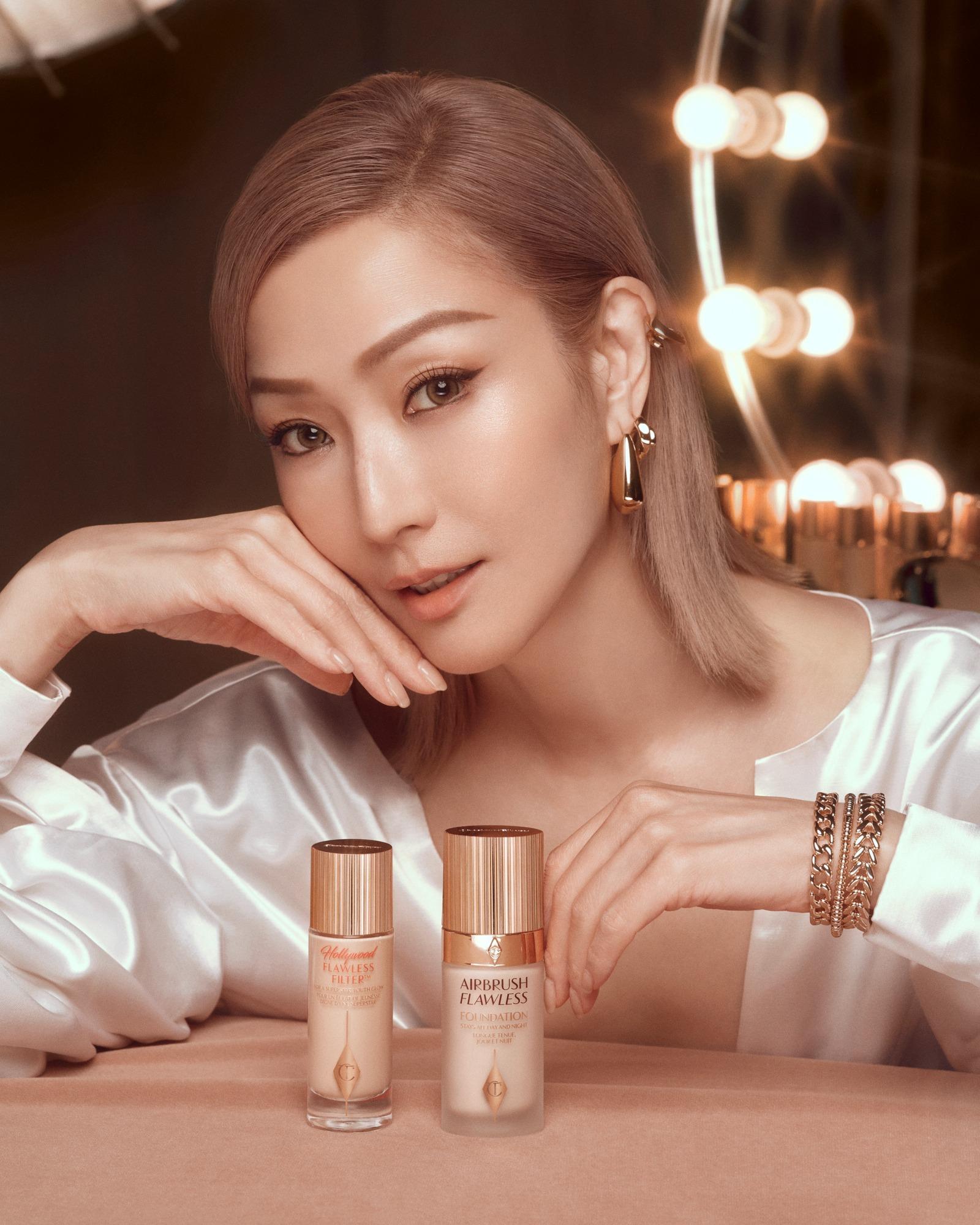Charlotte Tilbury 與亞洲天后及上屆金像獎影后鄭秀文合作