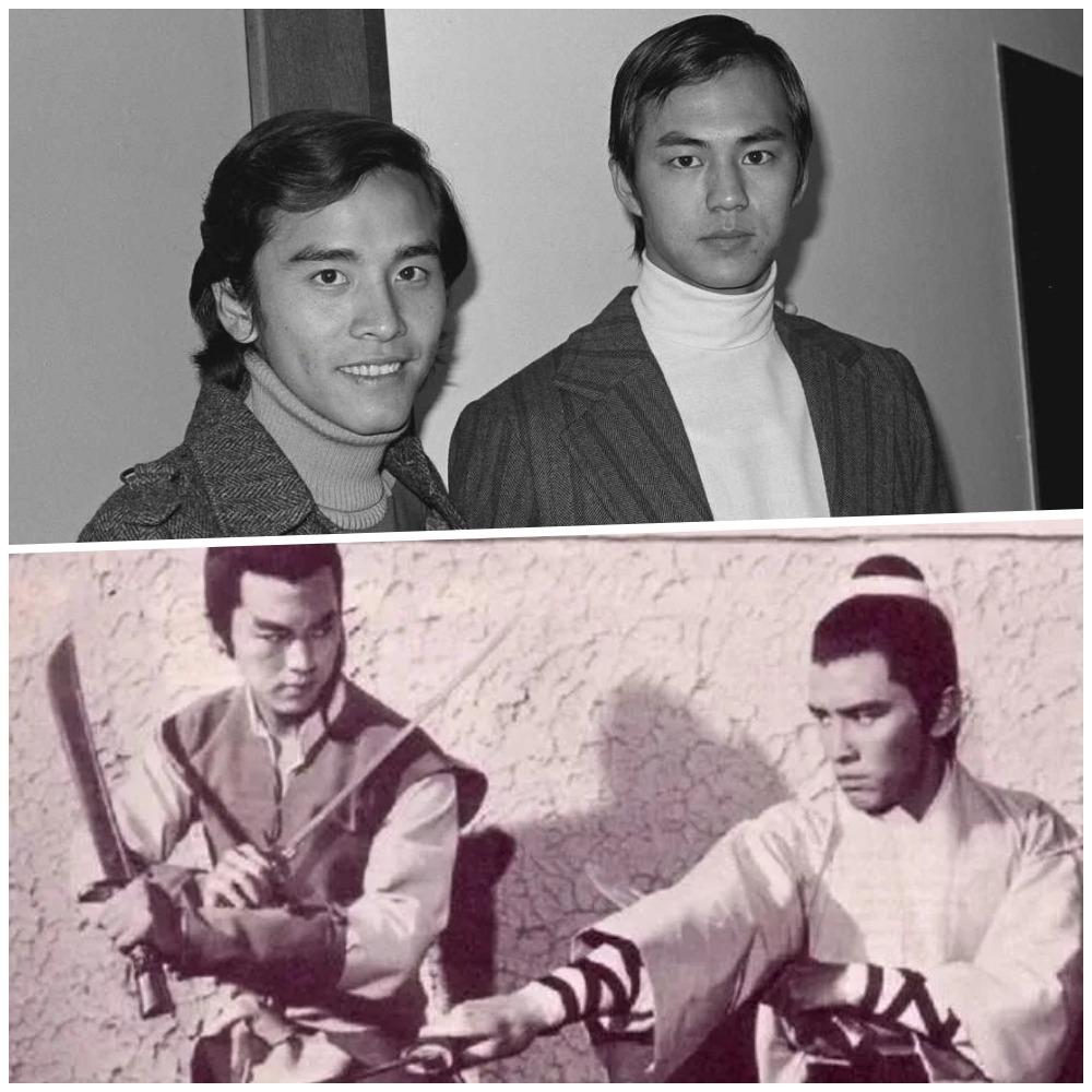 姜大衛和狄龍同期進入邵氏電影公司,是昔日的「邵氏雙俠」,經常拍檔演出。(網上圖片)