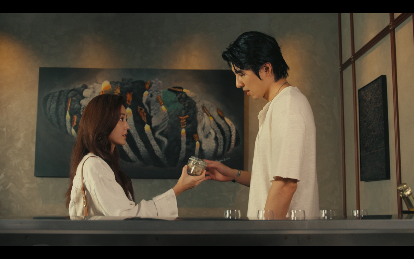 衛詩雅慨嘆在《瑪嘉烈與大衛系列 絲絲》中,與傅孟柏最近的距離只是交回松露。