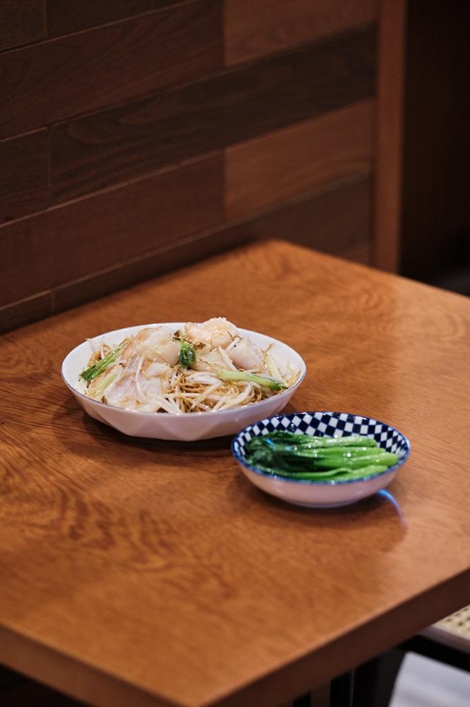 阿不 豉油王海鮮炒麵及時蔬