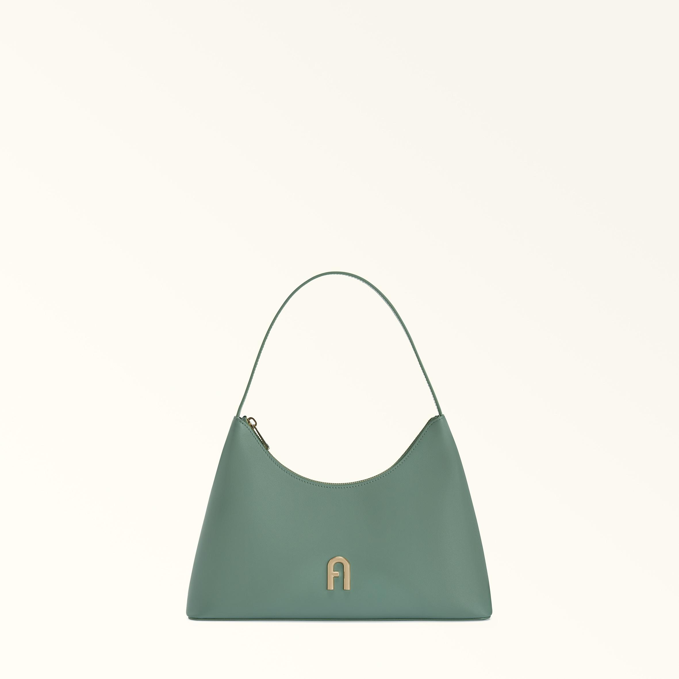 SOGO Thankful Week 2024必買清單|Furla Diamante綠色小號真皮手袋 1,974 (原價3,290)