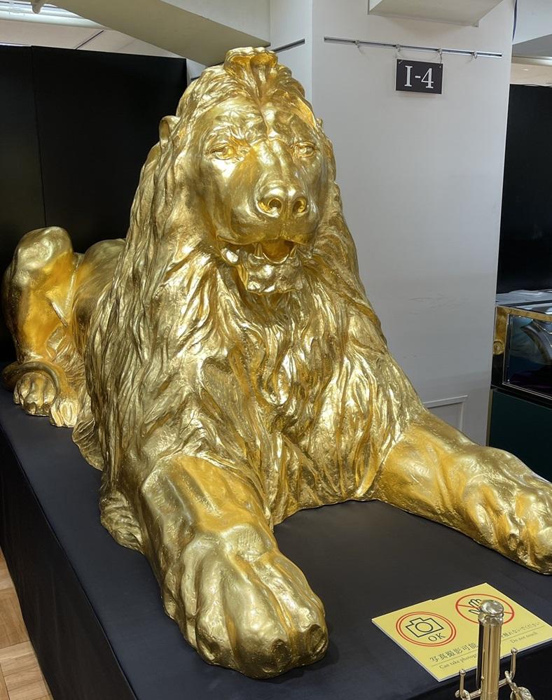 日本高島屋的黃金展展品。(X)