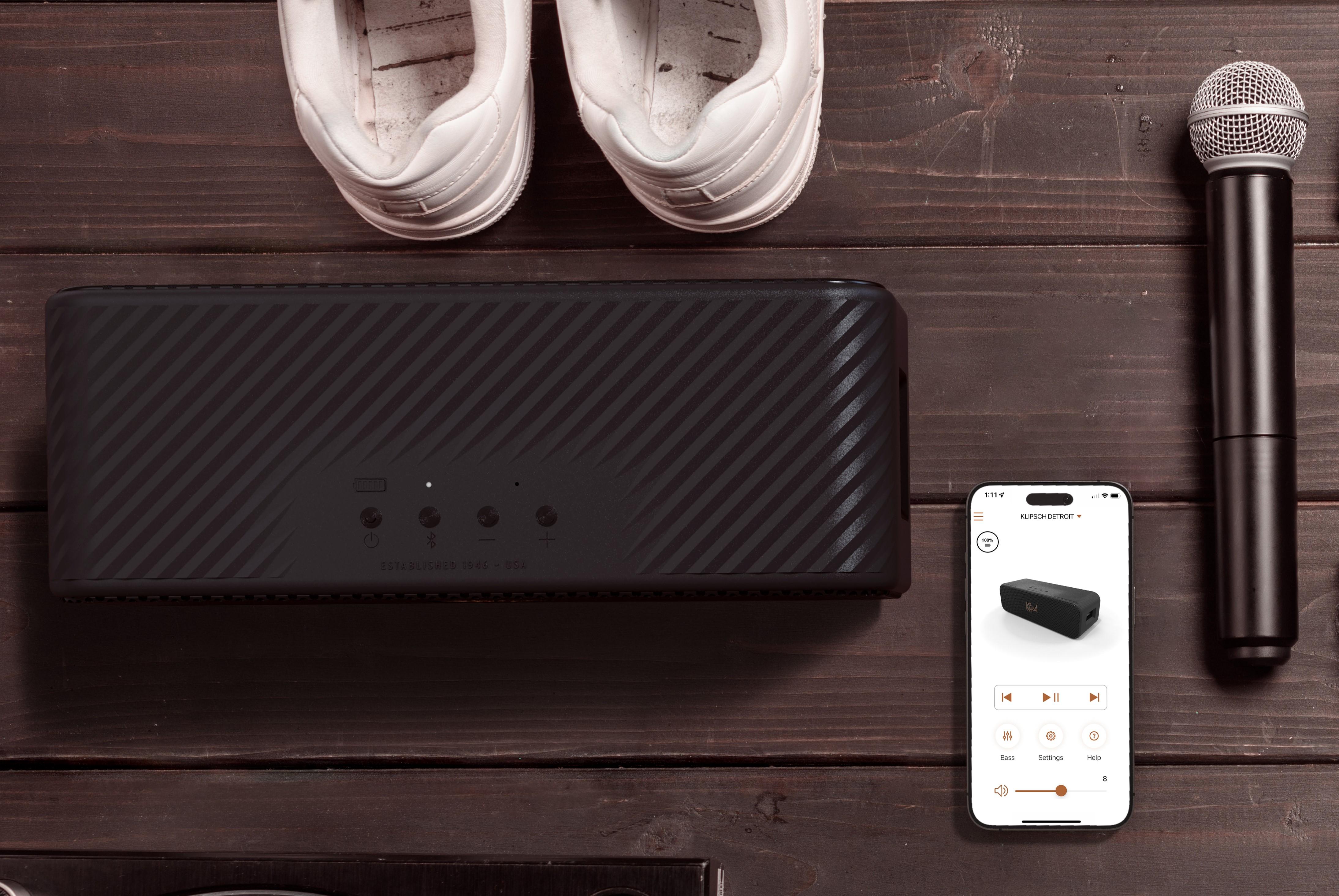 可使用Klipsch Connect應用程式作調校。