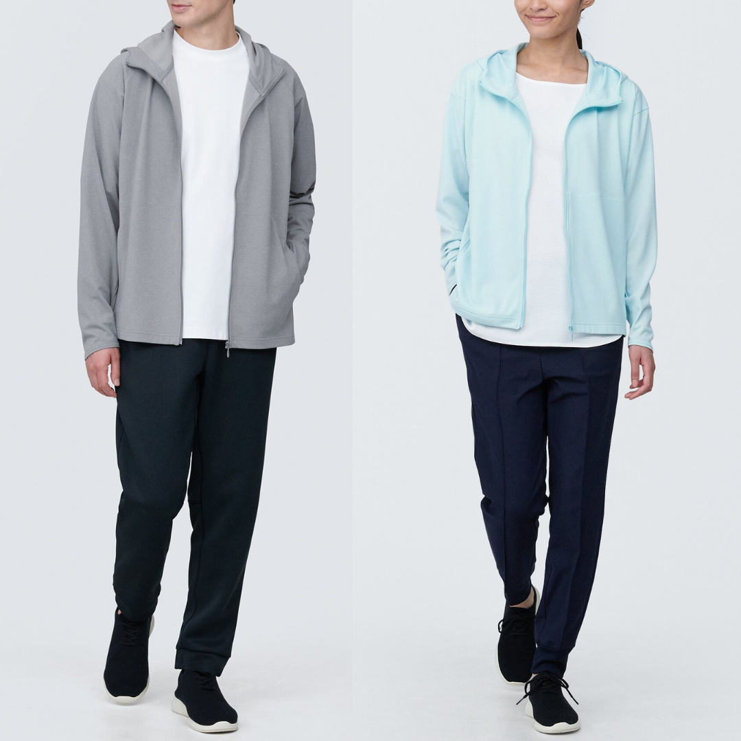 MUJI WALKER男女裝抗紫外線吸汗速乾拉鏈連帽外套 會員價 $185